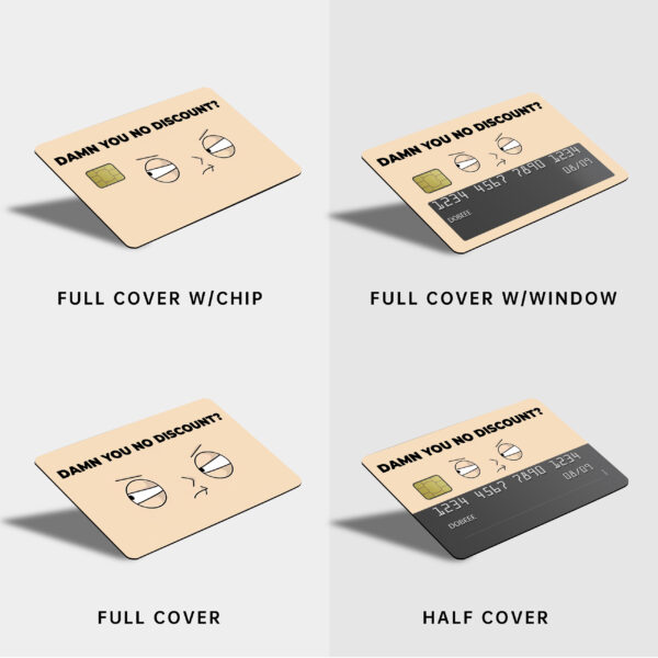 Card Skin Sticker - Funny Meme Prompts  Style2 - Image 3